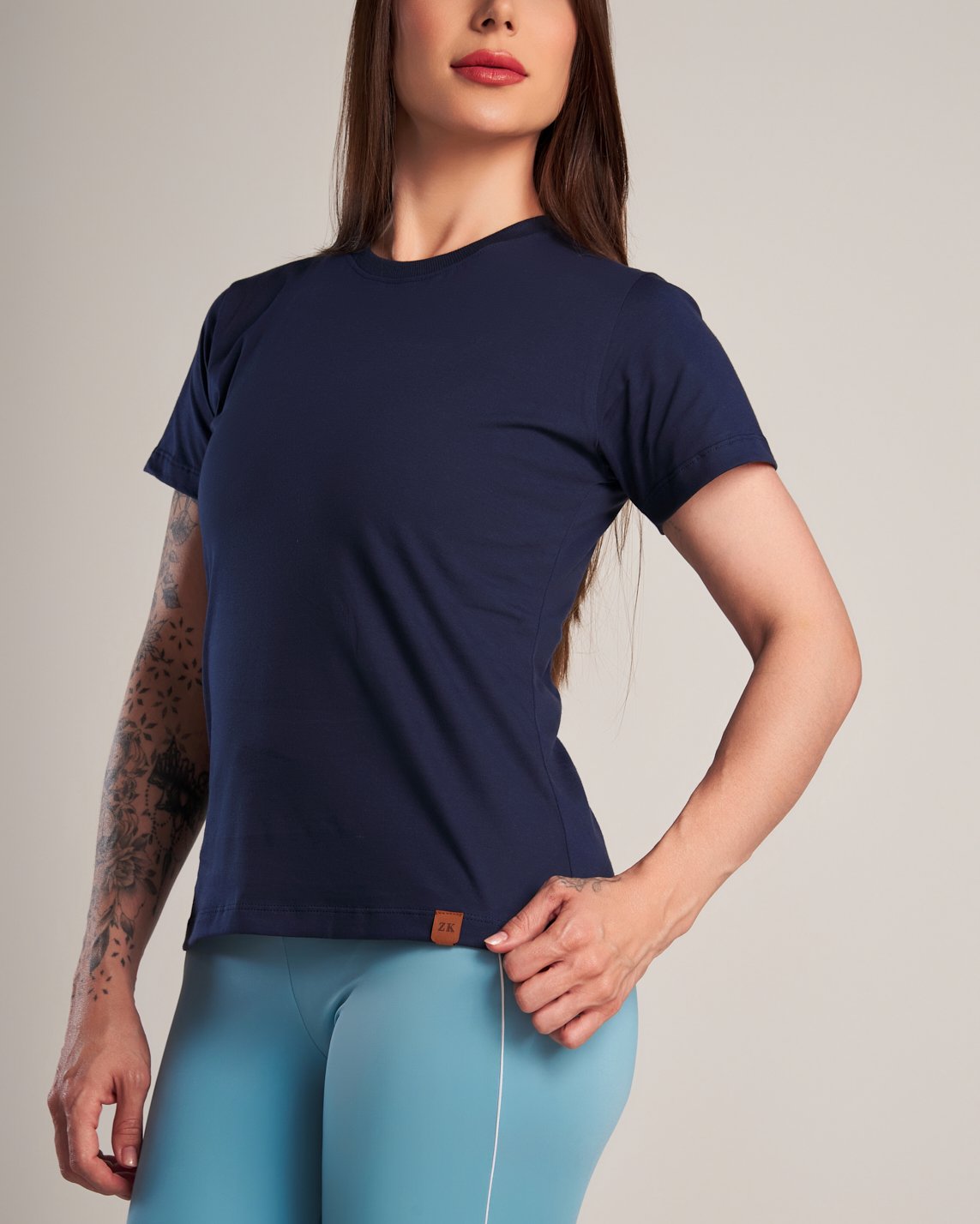 Camiseta Baby Look Feminina Pima Essential - Imagem 9
